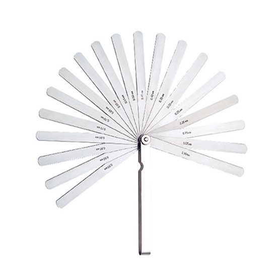 0.030.5mm Stainless Steel Feeler Gauge Set, 13 Blades
