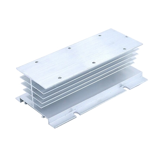 SSR Dissipation, Aluminium Heat Sink SSR Dissipation voor driefasige Solid State Relais Heatsink Duurzaam en Lange levensduur