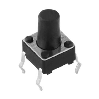 6x6x7mm Tact Push Button Switch, 4 Pin