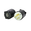 Picture of 15A 125V Locking Plug, 2 Pole, 3 Wire