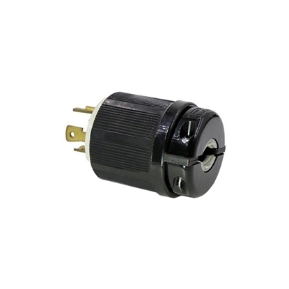 30A 600V Locking Plug, 3 Pole 4 Wire