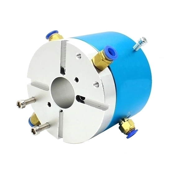 2-Passage Rotary Joint, Pneumatic/Electrical Slip Ring, G1/8" Thread Port