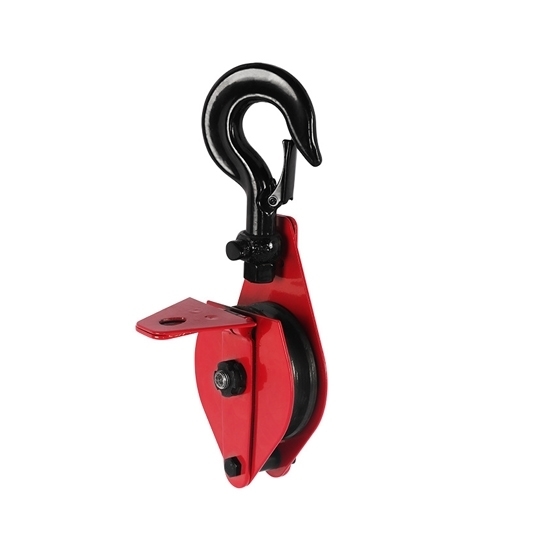 Pulley block store with hook