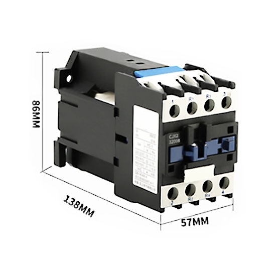 32 amp 3/4 Pole DC Coil Contactor, 12V/24V/48V/220V Coil