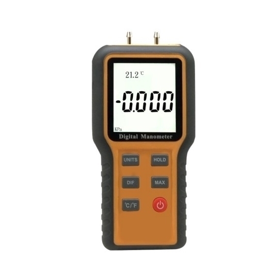 Digital Differential Pressure Manometer, ±89 kPA
