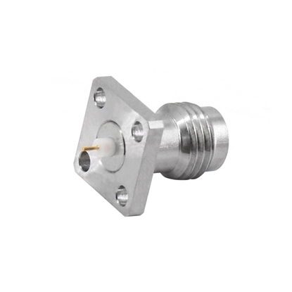 2.4mm Female RF Coaxial Connector, Flange Mount