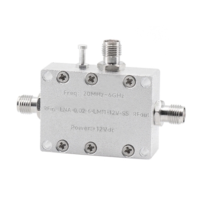 LNA RF Low Noise Amplifier, 0.02~6 GHz, 21.5dB Gain