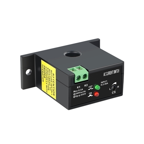 AC Current Sensing Switch, 0.5A-50A, NO