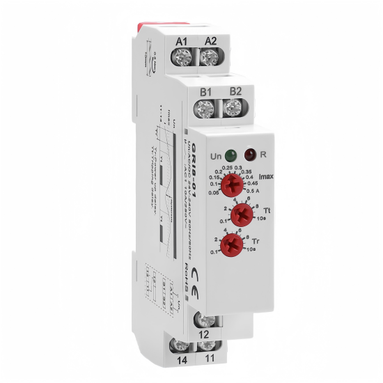 Current Monitoring Relay, Over/ Under Current, 1A/2A/5A/8A/16A, AC