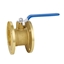 Picture of 2-1/2" Brass Flanged Ball Valve