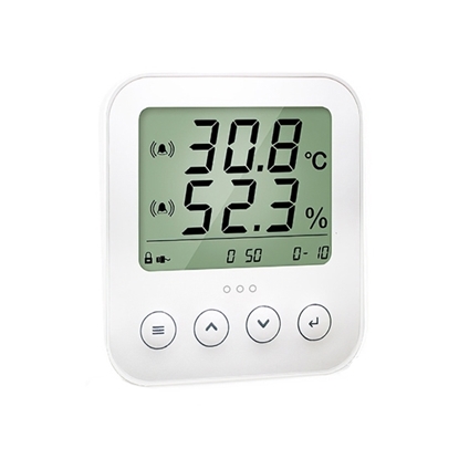 Wall Mounted Temperature and Humidity Transmitter with Display, 4-20mA/RS485/0-10V