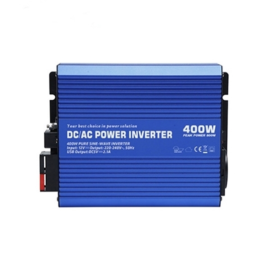 400 Watt Pure Sine Wave Power Inverter, 12V DC to 110V AC