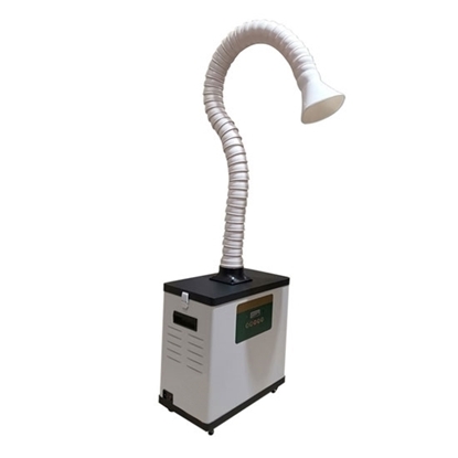 Portable Fume Extractor with Flexible Arm, Digital Display