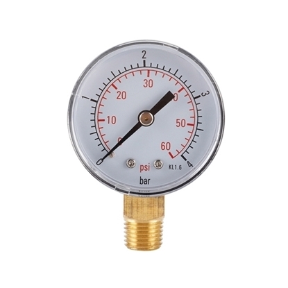 0~160 psi Pressure Gauge for Water/Air/Oil/Hydraulic, 0 to 11 bar