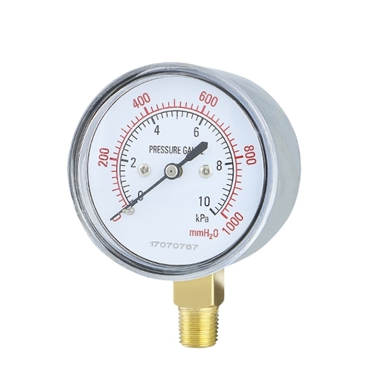 Diaphragm Type Capsule Pressure Gauge, 0-10kPa