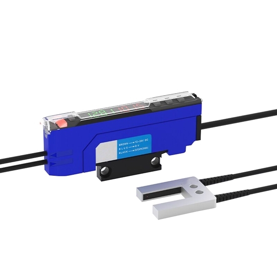 Slotted Fiber Optic Sensor, U-shaped, 12mm Distance | ATO.com