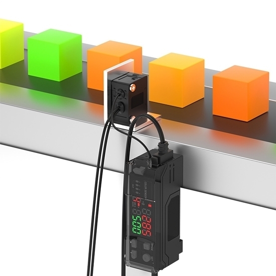 RGB Fiber Optic Color Sensor, NPN/PNP | ATO.com