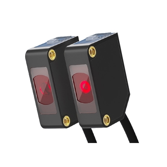 Laser Trough Beam Photoelectric Sensor, 20m, 12-24VDC