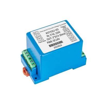 3 Phase AC Voltage Sensor 5V to 500V, Output 4-20mA/RS485/0-10V