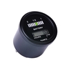 Car battery indicator with hour meter