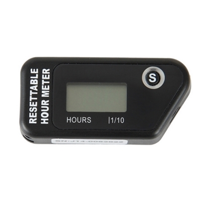 Square AC/DC Hour Meter, Resettable