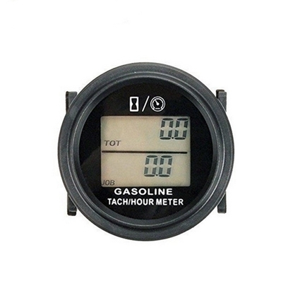 Round RPM Hour Meter, LCD Backlight
