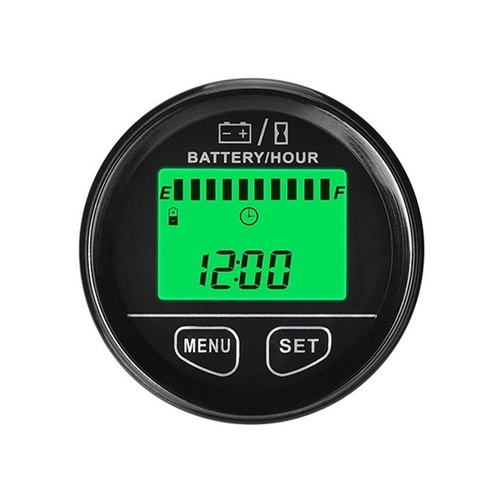 Multifunctional Golf Cart Battery Gauge, LCD Display