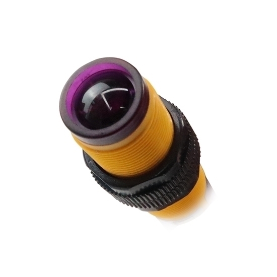 M18 Photoelectric Switch Sensor, Through Beam, DC 12V-24V, NPN, NO ...