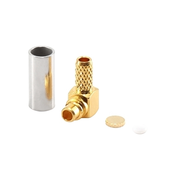 MMCX 90 Degree Angle RF Coaxial Cable Connector