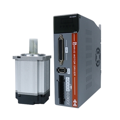 2 kW AC Servo Motor with Drive, 7.7 Nm, 2500 rpm