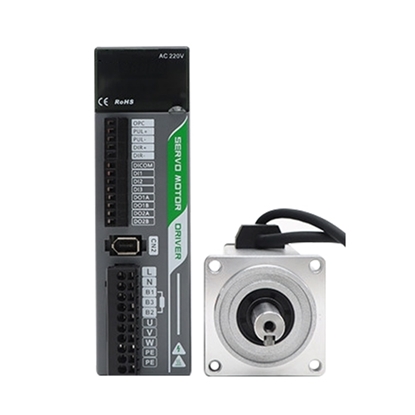 50W AC Servo Motor with Drive, 0.16 Nm, 3000 rpm