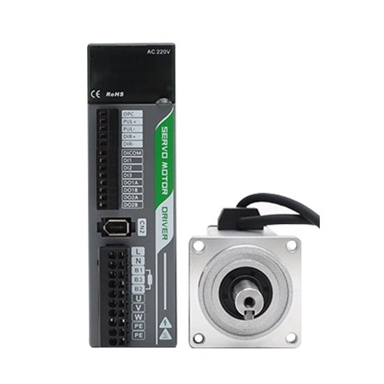 50W AC Servo Motor with Drive, 0.16 Nm, 3000 rpm