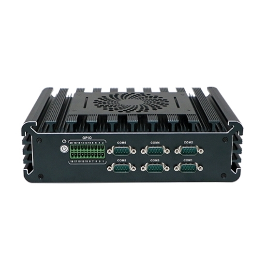 Embedded Industrial Edge Computer, Intel i5, 3 LAN, 6 COM